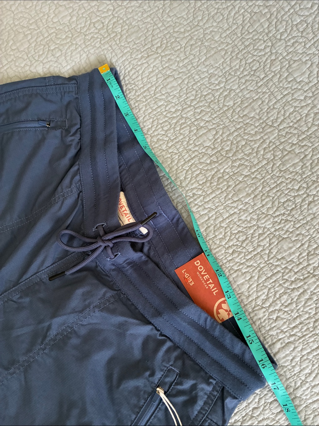 New Dovetail Workwear Blue Cristina Lightweight Rapid Cooling Work Pants Large — image 6 of 8